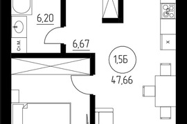 Клубный дом РЕЗИДЕНТ 2комн.кв.